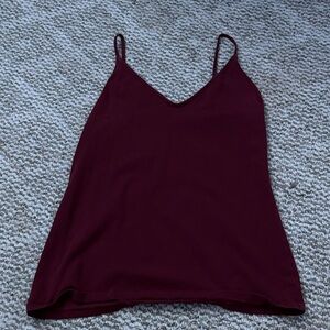 Express Deep Burgundy Camisole Top